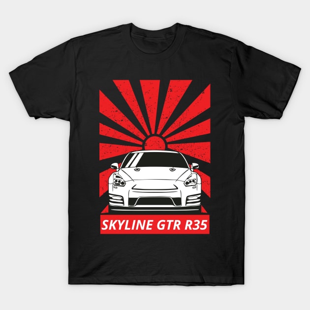 nissan skyline r35 T-Shirt by artoriaa